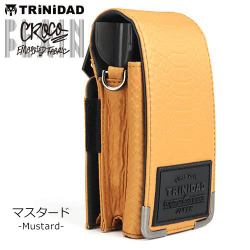 TRINIDAD PLAIN Croco Taschen Mustard