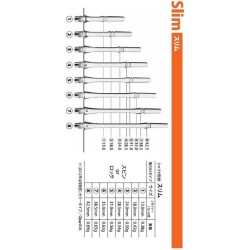 Canes Fit Shaft Gear Slim Rotary white size 6