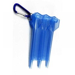 Funda protetora de plástico transparente azul