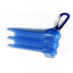 Funda Protectora De Plástico Transparente Azul