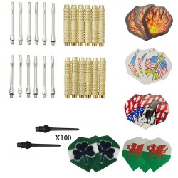 Pack of 12 darts + 100 points + 15 fins