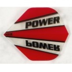 Power Max Standard Feathers Red and Transparent Px-118