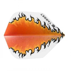 Feathers Target Darts No 6 Vision white orange fire 300820