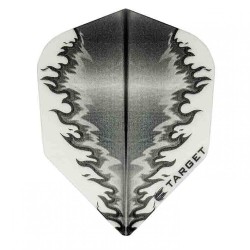 Feathers Target Darts No 6 Vision black grey fire 300830