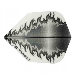 Feathers Target Darts No 6 Vision black grey fire 300830