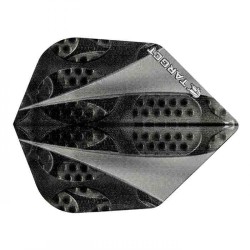 Plumas Target Darts No6 Vision Black Twien Sail 300940