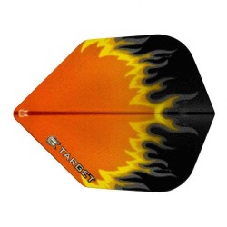 Feathers Target Darts No 6 Vision red yellow flame 300780