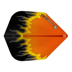 Feathers Target Darts No 6 Vision red yellow flame 300780