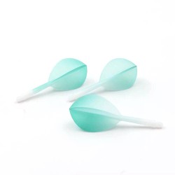 Federn Flights Darts Cuesoul Große Ak5 Gradation Dunkelgrün Teardrop M Csak-51sdjb