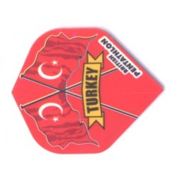 Fülle Pentathlon Standard Flagge Türkei 2421