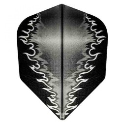 Feathers Target Darts No 6 Vision black grey fire 300790
