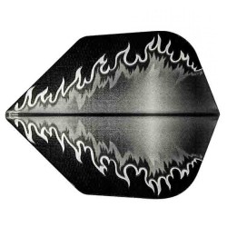 Feathers Target Darts No 6 Vision black grey fire 300790