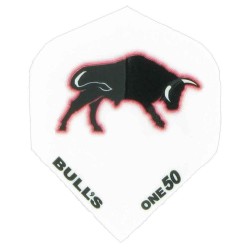 Plumas Bulls Darts Standard One50 - White
