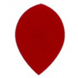 Feathers Poly Metronic Oval Red