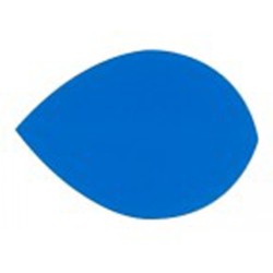 Feathers Poly Metronic Oval Blue