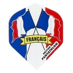 Feathers Pentathlon Standard French flag 2418