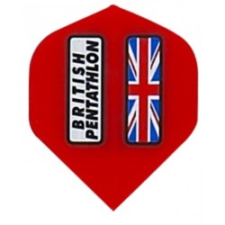 Plumas Pentathlon Standard britânico vermelho 2413