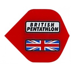 Plumas Pentathlon Standard britânico vermelho 2413