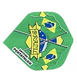Feathers Pentathlon Standard Flag of Brazil 2410