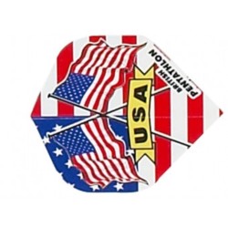 Plumas Pentathlon Standard Bandera Estados Unidos 2400