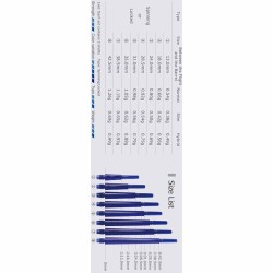 Stangen Fit Shaft Gear Normal Spinning Blau (Rotation) Größe 8