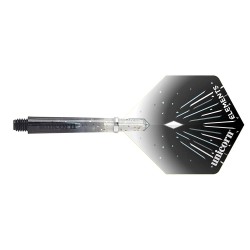 Plumas Gripper 4 Elements Icestorm Unicorn Darts Pack Black  74708