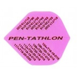 Feathers Pentathlon Standard numbers pink 2033