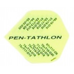 Plumas Pentathlon Standard Números Amarelo 2034