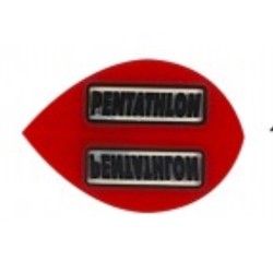 Plumas Pentathlon Oval Vermelho