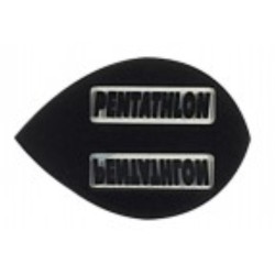 Plumas Pentathlon Oval Negra