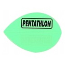 Feathers Pentathlon Green oval 2108
