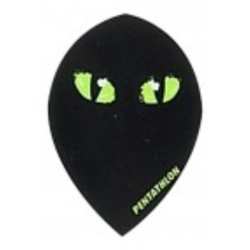 Plumas Pentathlon Oval Ojos Verdes 2109