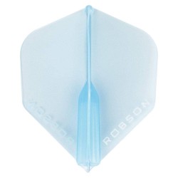 Pluma Bulls Darts Robson Crystal Estandar Azul Transparente 51751