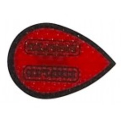 Plumas Dimplex Oval Vermelho 407p