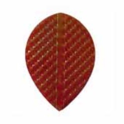 Iridescent Embossed Oval Flossen Rot