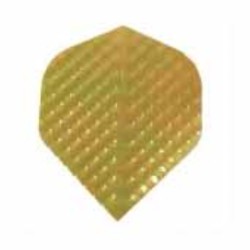Iridescent embossed standard feathers Yellow