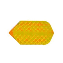 Plumas Iridescentes Embossed Slim Amarelo