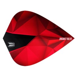 Fülle Target Darts Shard Ultra Chrome Red Kite Flüge 333090