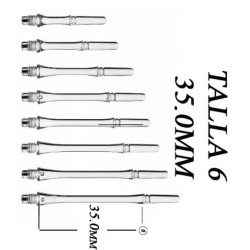 Stäbe Fit Shaft Gear Slim Feste Weiß Größe 6