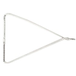 It 's a cheap silver dart pendant with a chain