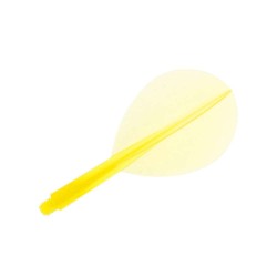 Feathers Condor Flights Yellow Oval/pear Long 33.5mm Three of you.