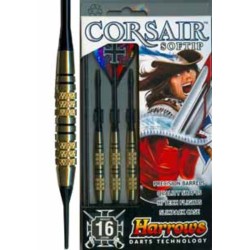 Darts Harrows Corsair Negro 16g