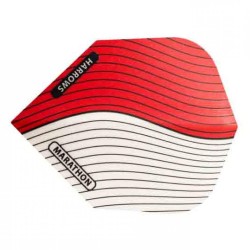 Plumas Harrows Marathon Estandar Rojo Blanco 1504