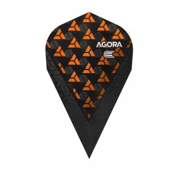 Plumas Target Darts Agora Ultra Ghost Orange Vapor 332670