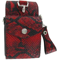 Funda Dardo Bulls Snakespin Pak Negro Vermelho Bu-66831