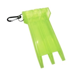 Schutzhülle aus grünem Transparentplastik 70800g