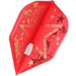 L-shaped feathers Champagne Meg Ver. 2 Red