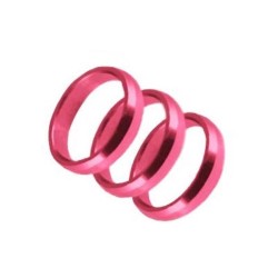 Clips Supergrip Rings Pink Harrows Darts 3 Units