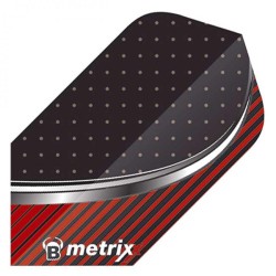 Plumas Bulls Darts De Metrixx Slim Red   50164