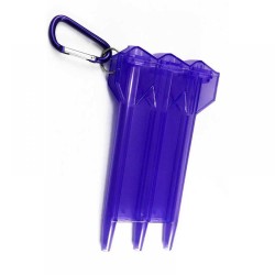Purple transparent plastic protective cover